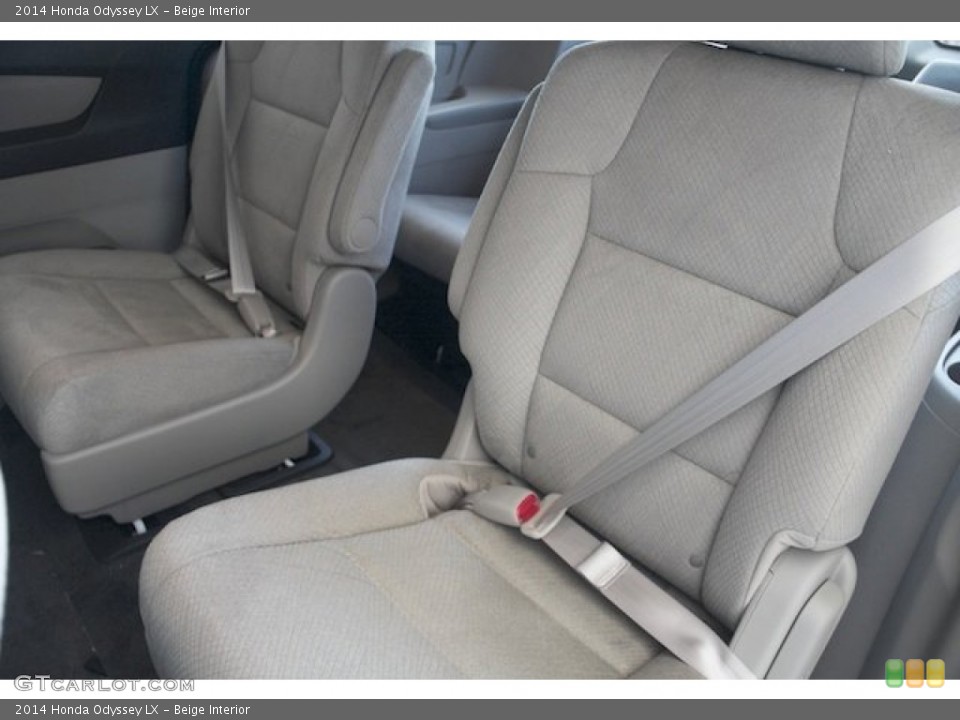 Beige Interior Rear Seat for the 2014 Honda Odyssey LX #84474431