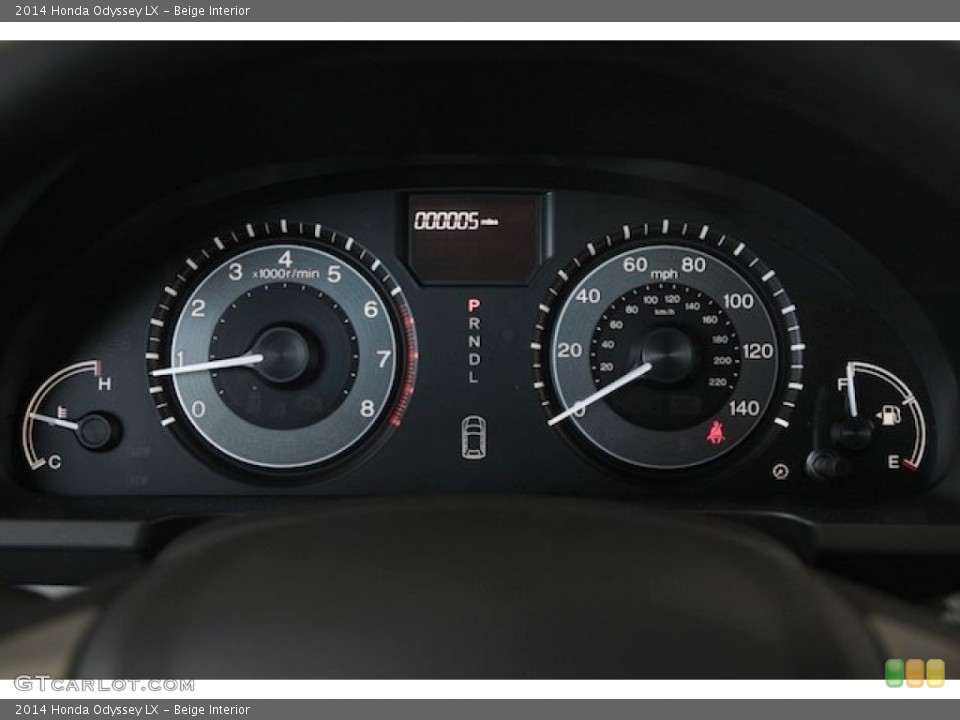 Beige Interior Gauges for the 2014 Honda Odyssey LX #84474560
