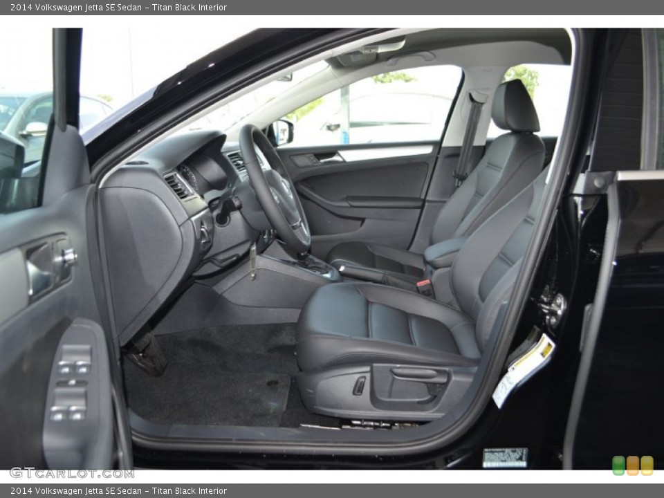 Titan Black Interior Photo for the 2014 Volkswagen Jetta SE Sedan #84474806
