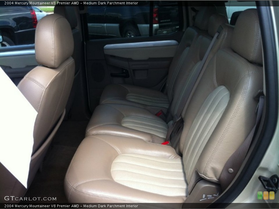 Medium Dark Parchment Interior Rear Seat for the 2004 Mercury Mountaineer V8 Premier AWD #84476516