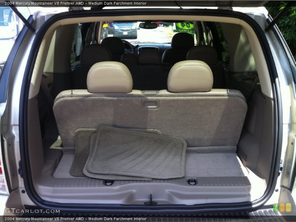 Medium Dark Parchment Interior Trunk for the 2004 Mercury Mountaineer V8 Premier AWD #84476624