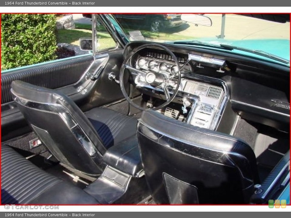 Black Interior Photo for the 1964 Ford Thunderbird Convertible #84478857