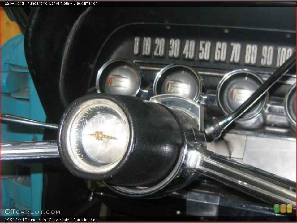 Black Interior Gauges for the 1964 Ford Thunderbird Convertible #84479160