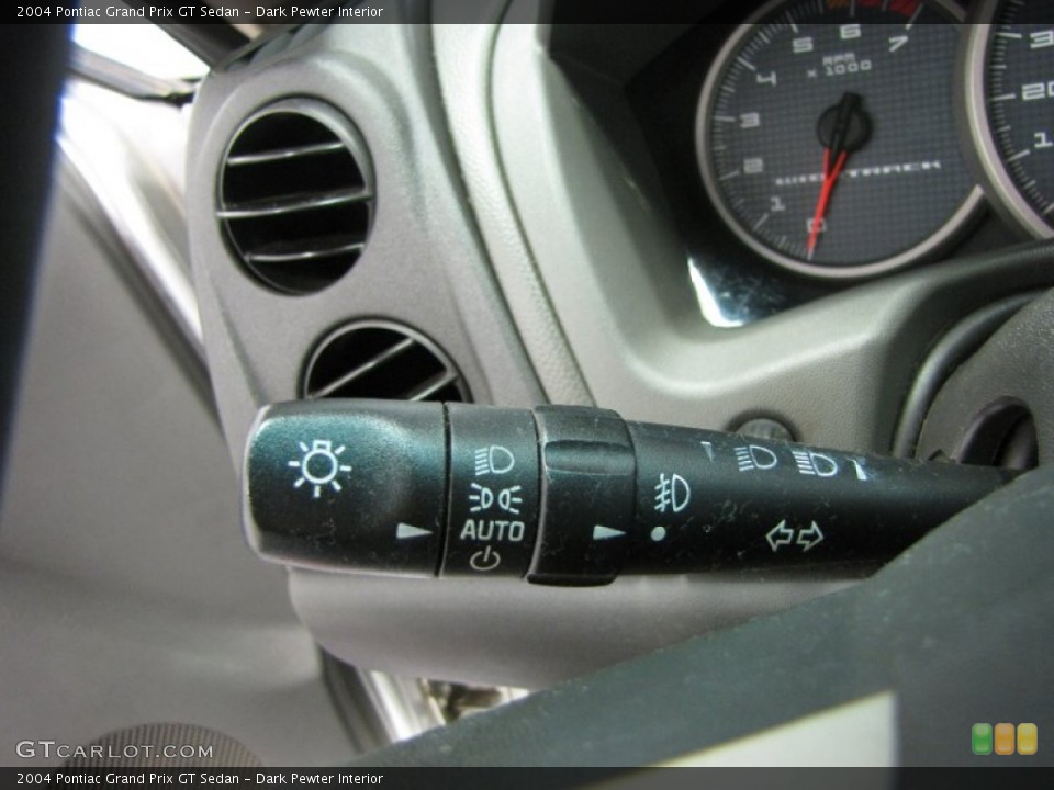 Dark Pewter Interior Controls for the 2004 Pontiac Grand Prix GT Sedan #84484994