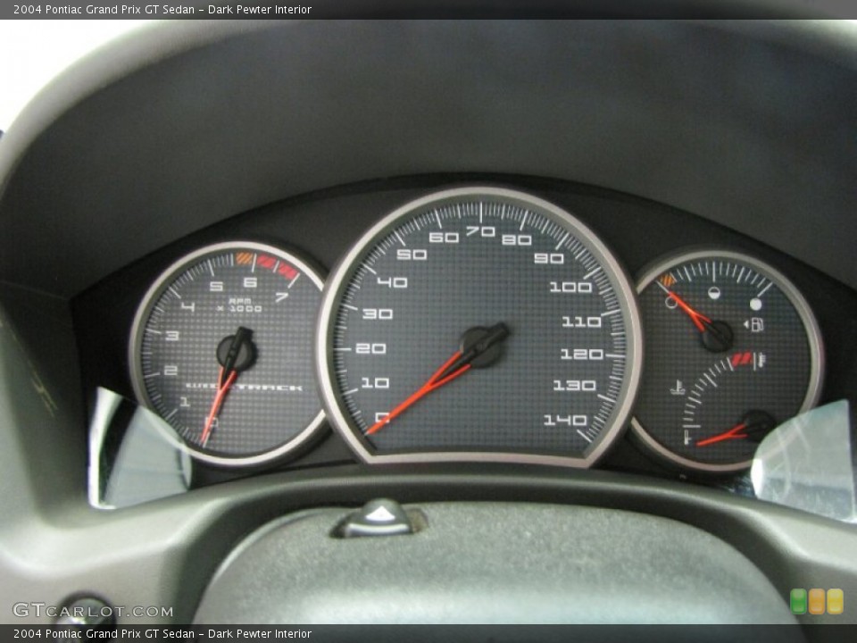 Dark Pewter Interior Gauges for the 2004 Pontiac Grand Prix GT Sedan #84485067