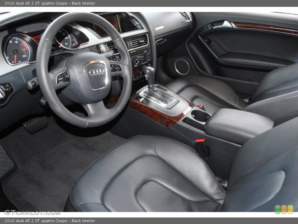 Black 2010 Audi A5 Interiors