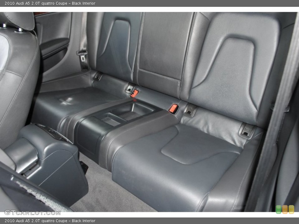 Black Interior Rear Seat for the 2010 Audi A5 2.0T quattro Coupe #84486666