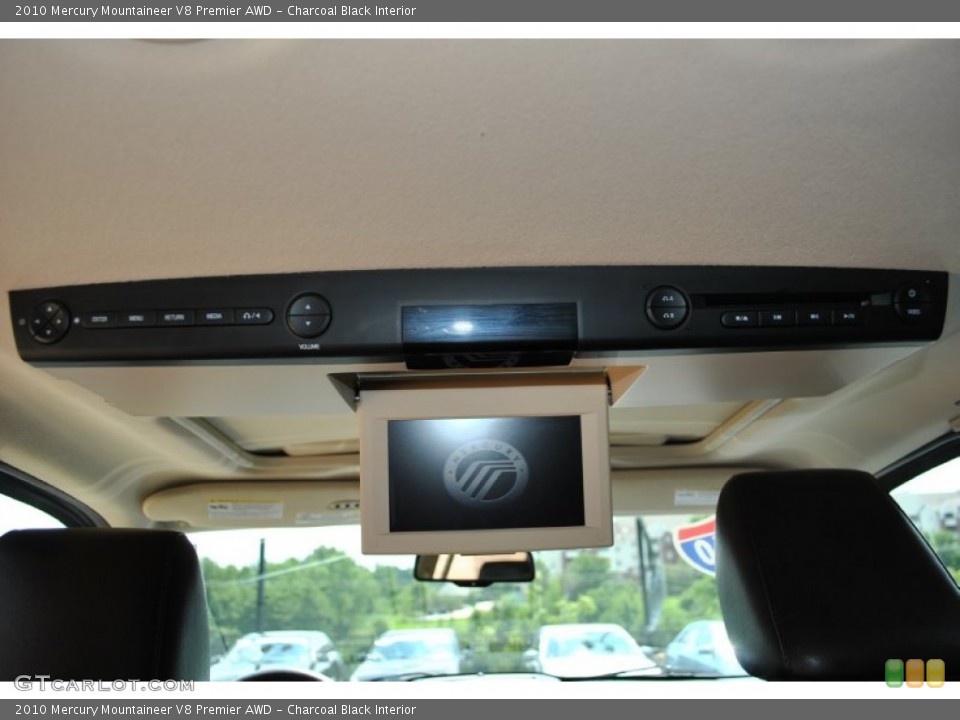 Charcoal Black Interior Entertainment System for the 2010 Mercury Mountaineer V8 Premier AWD #84487674