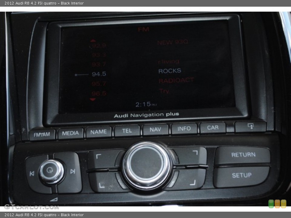Black Interior Controls for the 2012 Audi R8 4.2 FSI quattro #84487967