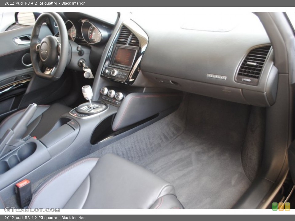 Black Interior Dashboard for the 2012 Audi R8 4.2 FSI quattro #84488259