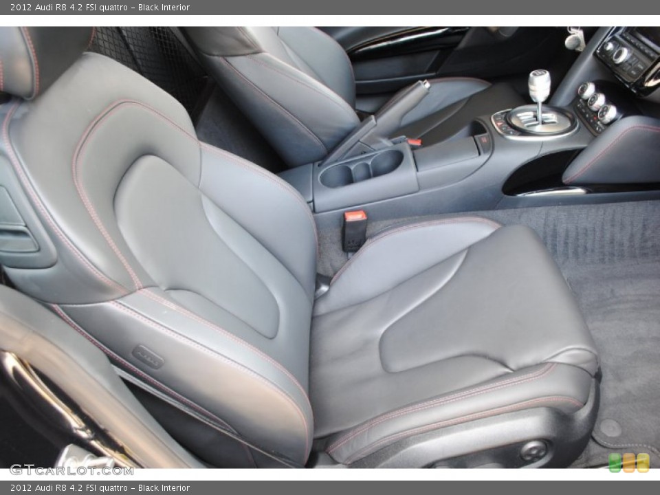 Black Interior Front Seat for the 2012 Audi R8 4.2 FSI quattro #84488277