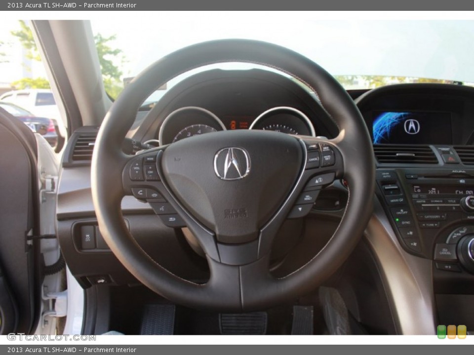 Parchment Interior Steering Wheel for the 2013 Acura TL SH-AWD #84491058