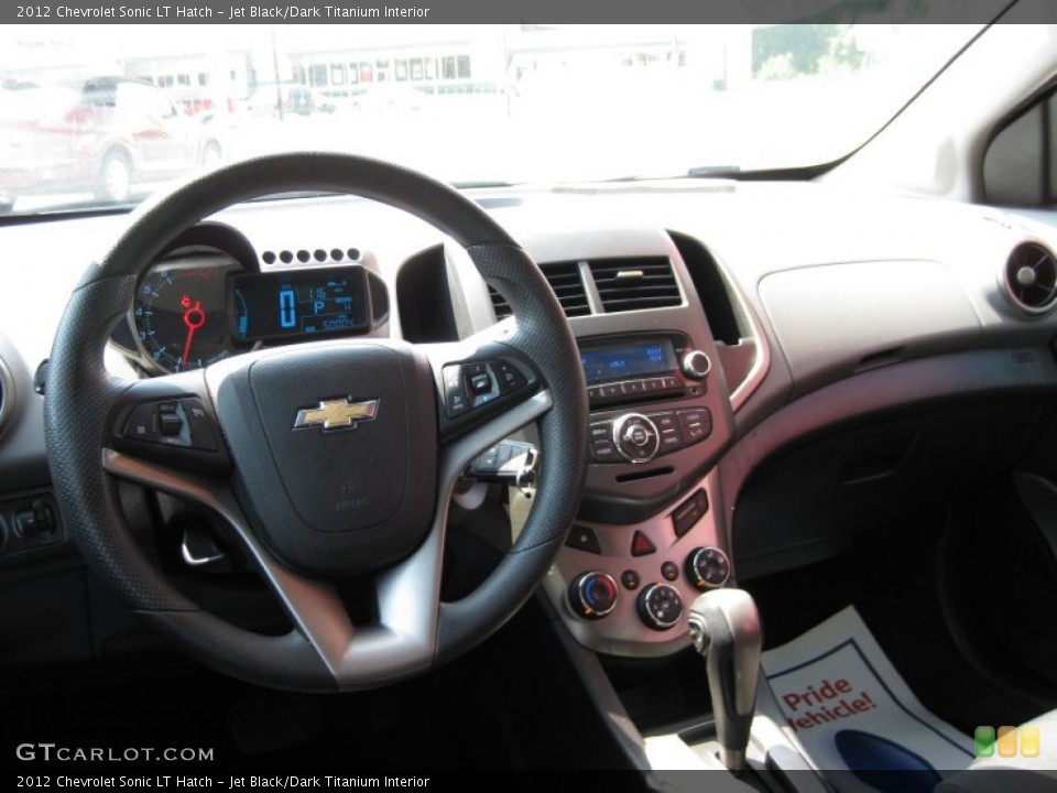 Jet Black/Dark Titanium Interior Dashboard for the 2012 Chevrolet Sonic LT Hatch #84492678