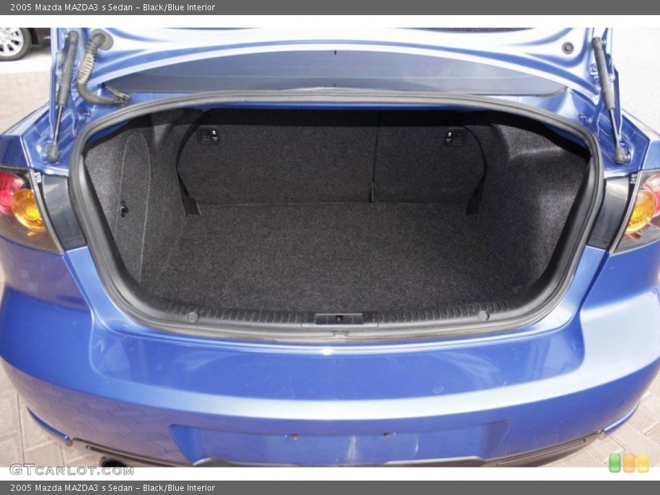Black/Blue Interior Trunk for the 2005 Mazda MAZDA3 s Sedan #84493014