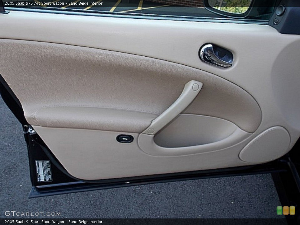 Sand Beige Interior Door Panel for the 2005 Saab 9-5 Arc Sport Wagon #84493041
