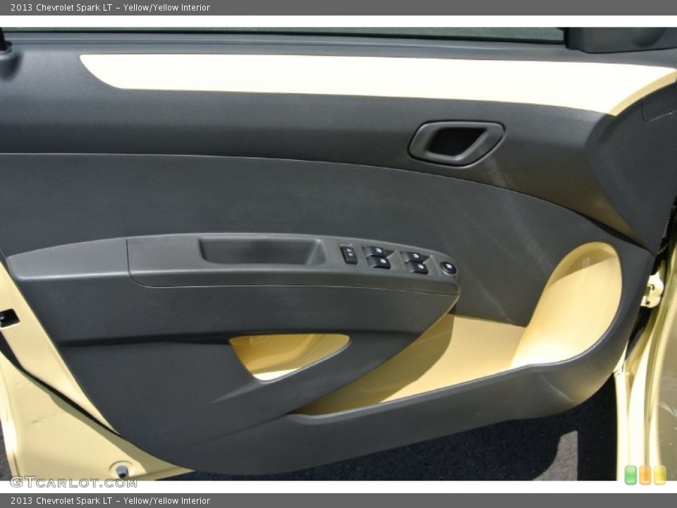 Yellow/Yellow Interior Door Panel for the 2013 Chevrolet Spark LT #84496041