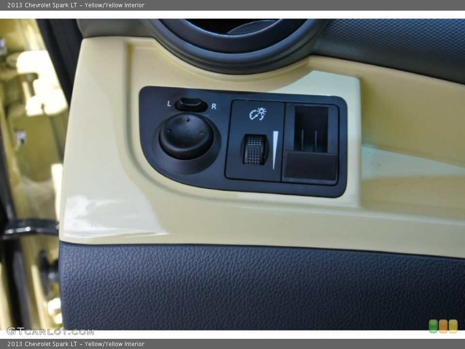 Yellow/Yellow Interior Controls for the 2013 Chevrolet Spark LT #84496206