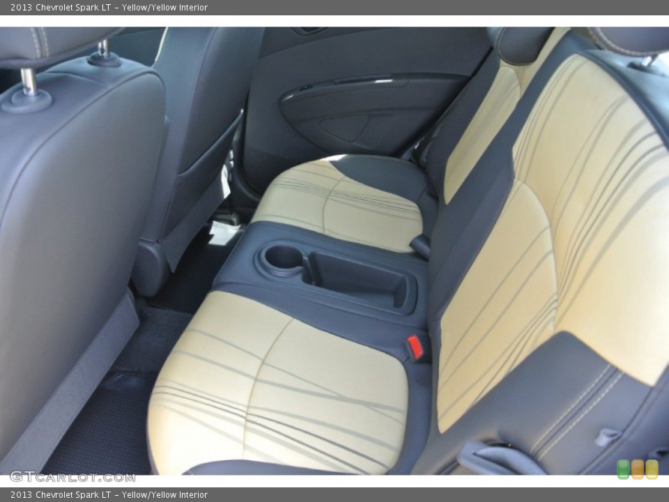 Yellow/Yellow Interior Rear Seat for the 2013 Chevrolet Spark LT #84496230