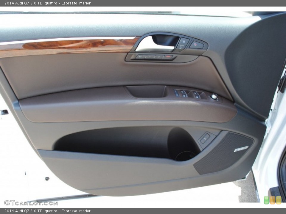 Espresso Interior Door Panel for the 2014 Audi Q7 3.0 TDI quattro #84496530