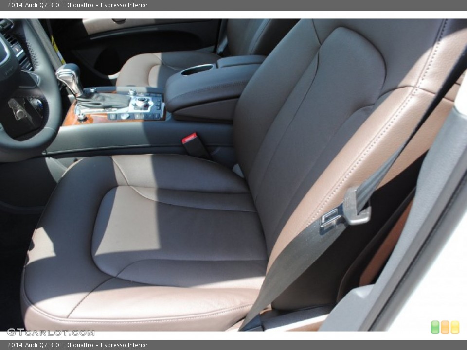 Espresso Interior Front Seat for the 2014 Audi Q7 3.0 TDI quattro #84496575