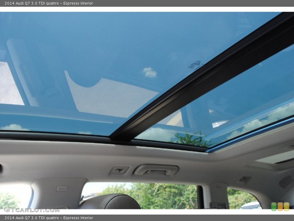 Espresso Interior Sunroof for the 2014 Audi Q7 3.0 TDI quattro #84496686