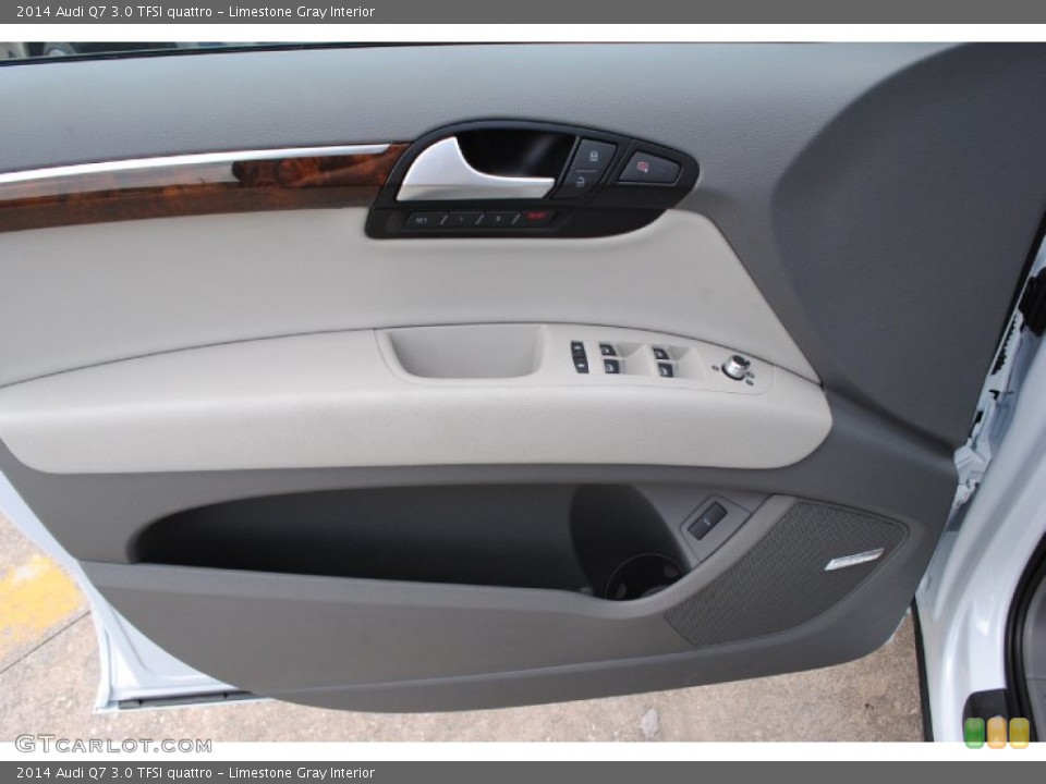 Limestone Gray Interior Door Panel for the 2014 Audi Q7 3.0 TFSI quattro #84497601