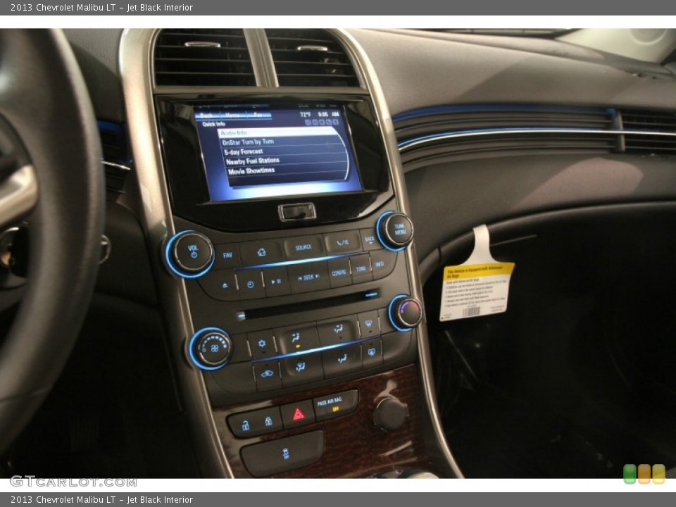 Jet Black Interior Controls for the 2013 Chevrolet Malibu LT #84499410