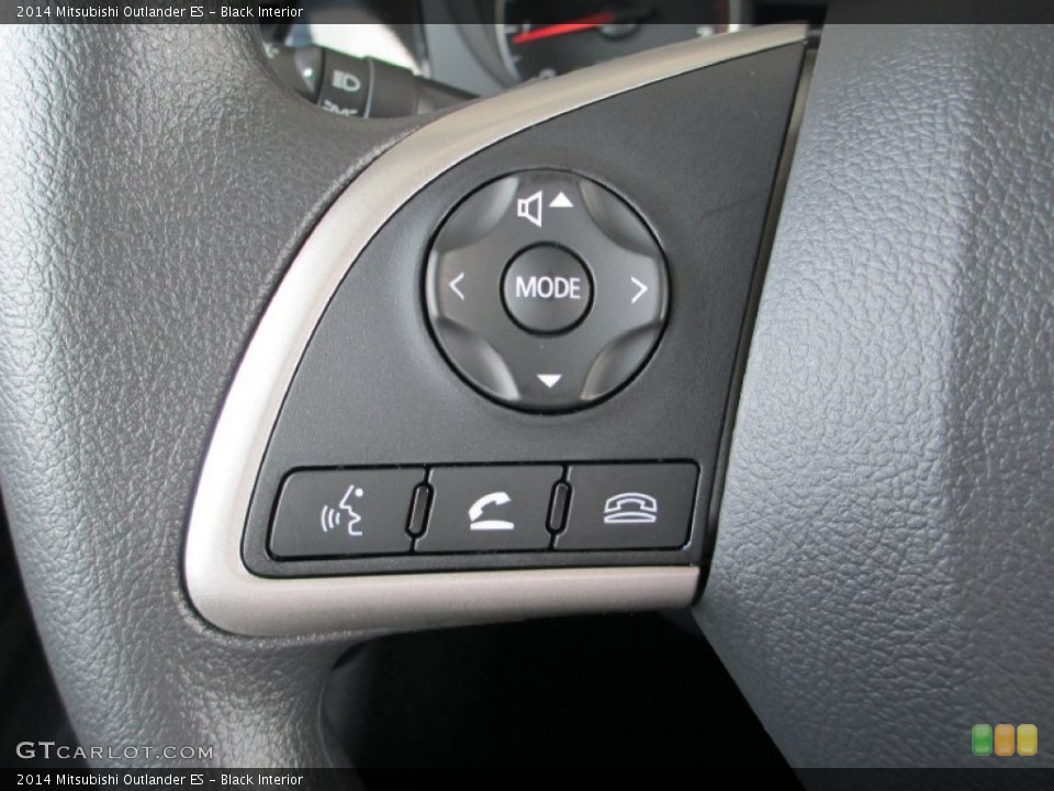 Black Interior Controls for the 2014 Mitsubishi Outlander ES #84499415