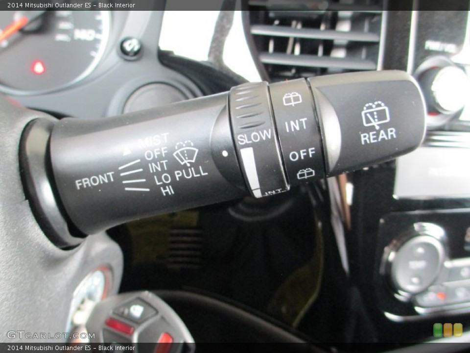 Black Interior Controls for the 2014 Mitsubishi Outlander ES #84499485