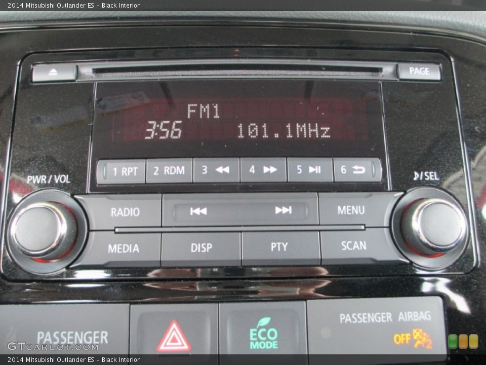 Black Interior Audio System for the 2014 Mitsubishi Outlander ES #84499542