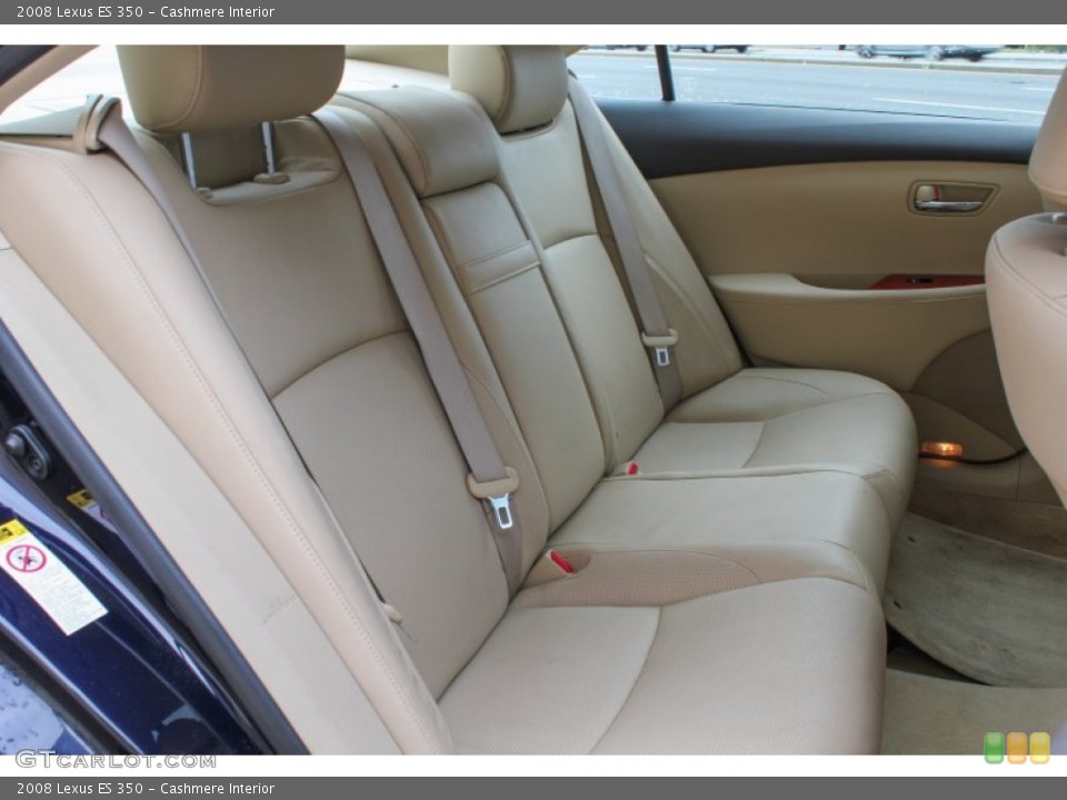 Cashmere Interior Rear Seat for the 2008 Lexus ES 350 #84501178
