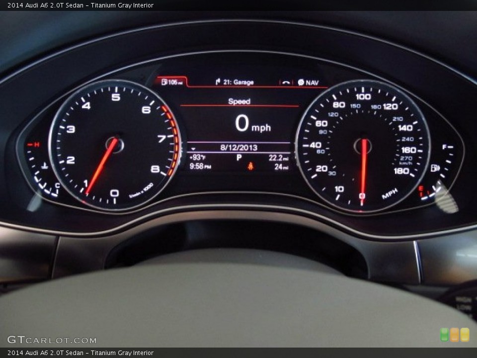 Titanium Gray Interior Gauges for the 2014 Audi A6 2.0T Sedan #84502593
