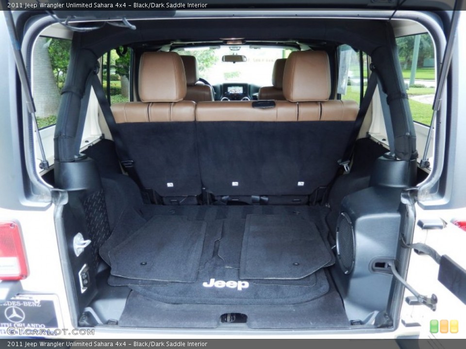 Black/Dark Saddle Interior Trunk for the 2011 Jeep Wrangler Unlimited Sahara 4x4 #84504702