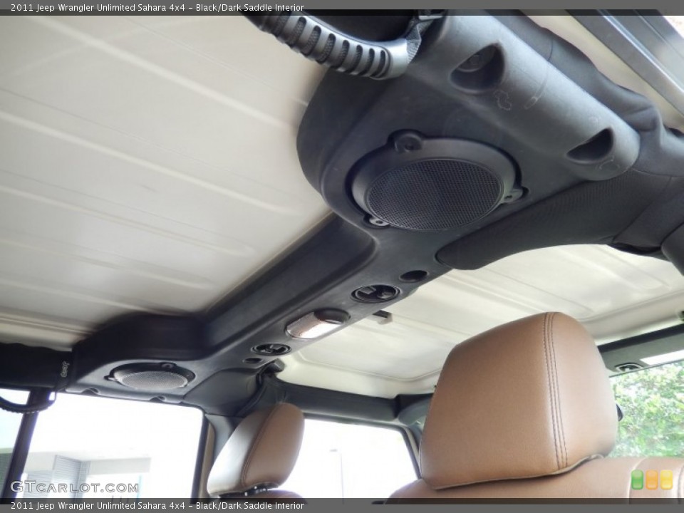 Black/Dark Saddle Interior Audio System for the 2011 Jeep Wrangler Unlimited Sahara 4x4 #84504894