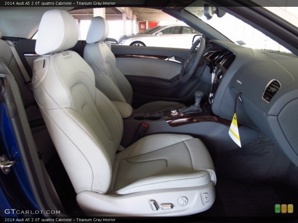 Titanium Gray Interior Front Seat for the 2014 Audi A5 2.0T quattro Cabriolet #84505305