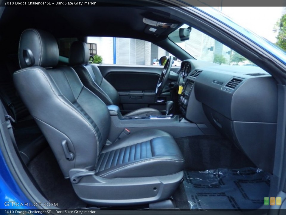 Dark Slate Gray Interior Front Seat for the 2010 Dodge Challenger SE #84505539