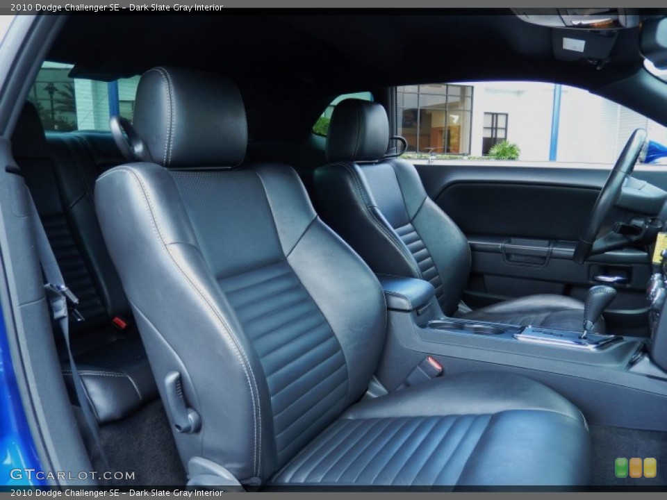 Dark Slate Gray Interior Front Seat for the 2010 Dodge Challenger SE #84505560