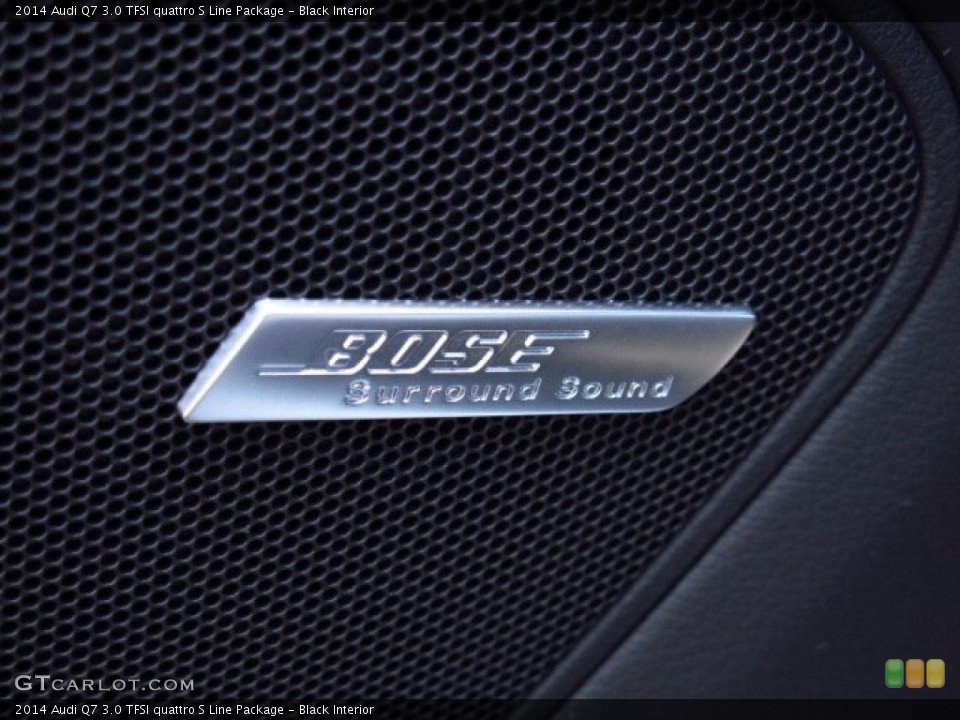 Black Interior Audio System for the 2014 Audi Q7 3.0 TFSI quattro S Line Package #84506169