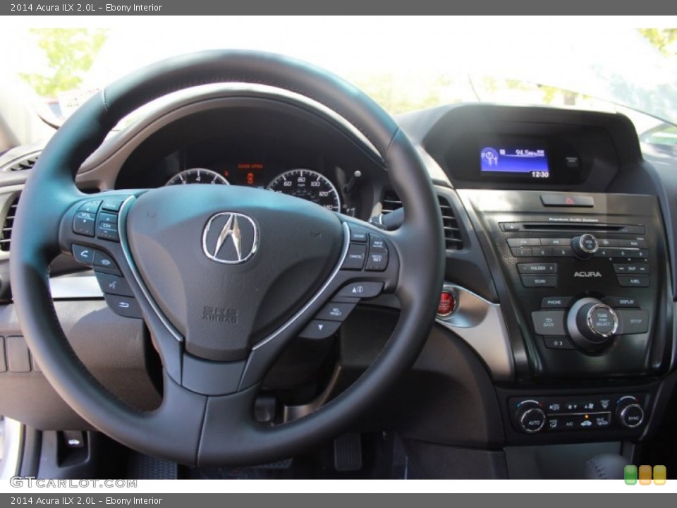 Ebony Interior Steering Wheel for the 2014 Acura ILX 2.0L #84506277