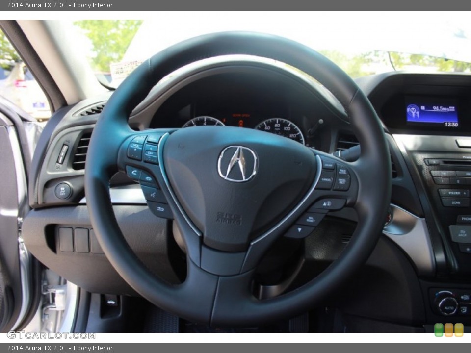 Ebony Interior Steering Wheel for the 2014 Acura ILX 2.0L #84506295
