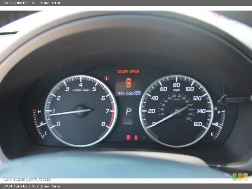 Ebony Interior Gauges for the 2014 Acura ILX 2.0L #84506418