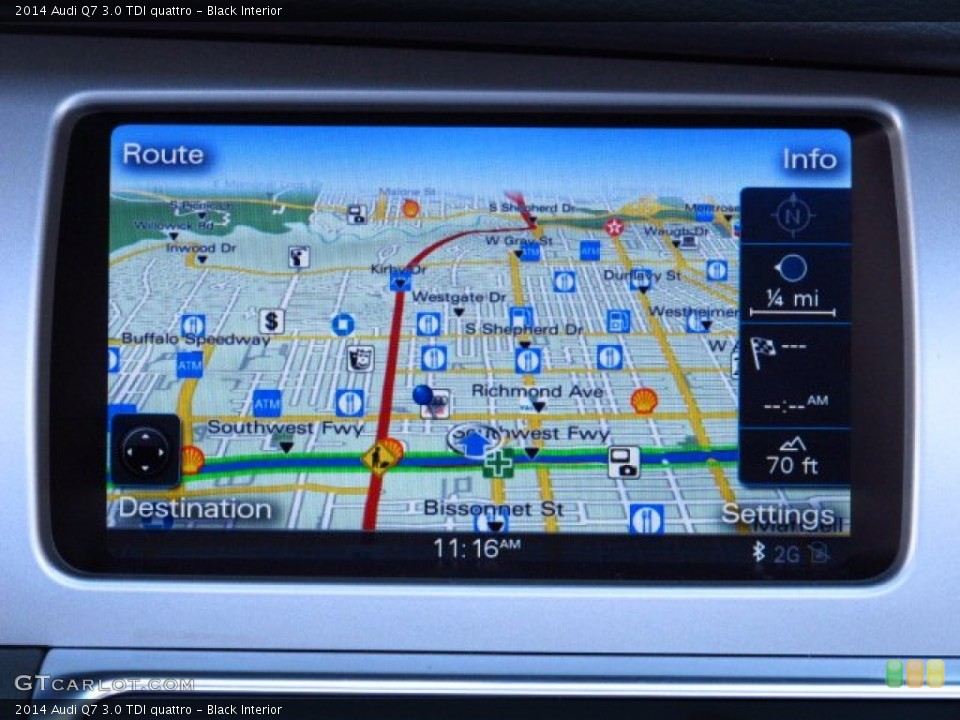 Black Interior Controls for the 2014 Audi Q7 3.0 TDI quattro #84506643