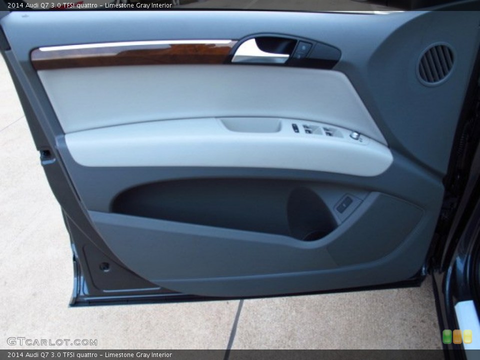 Limestone Gray Interior Door Panel for the 2014 Audi Q7 3.0 TFSI quattro #84506847