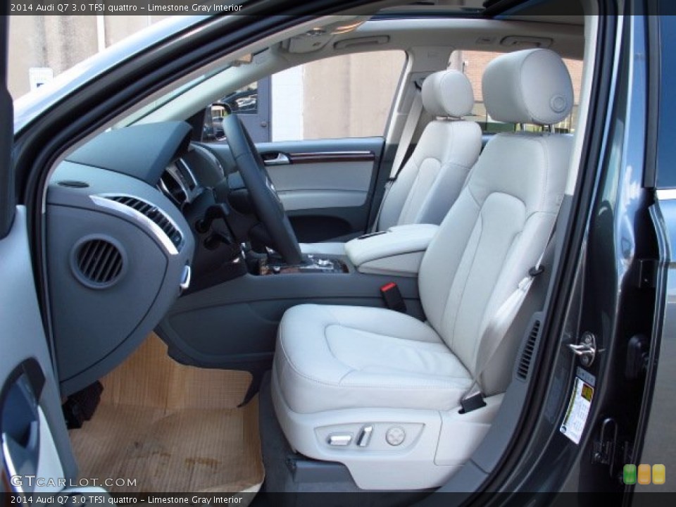 Limestone Gray Interior Photo for the 2014 Audi Q7 3.0 TFSI quattro #84506868