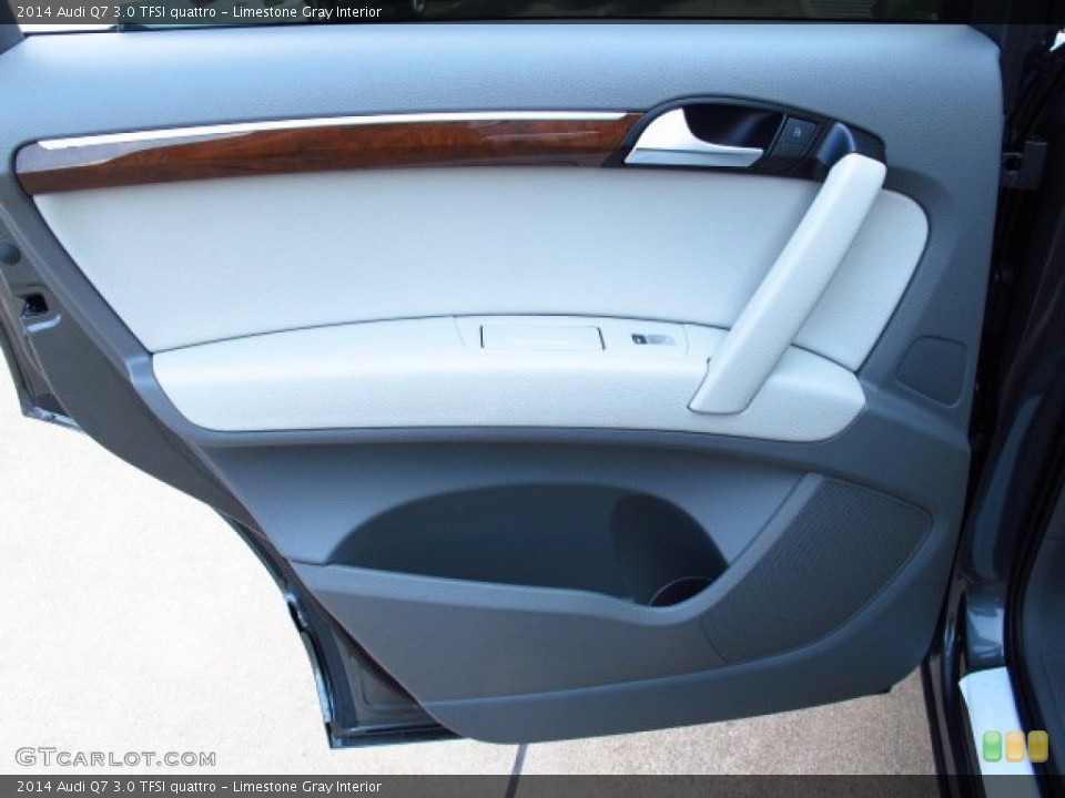 Limestone Gray Interior Door Panel for the 2014 Audi Q7 3.0 TFSI quattro #84506910