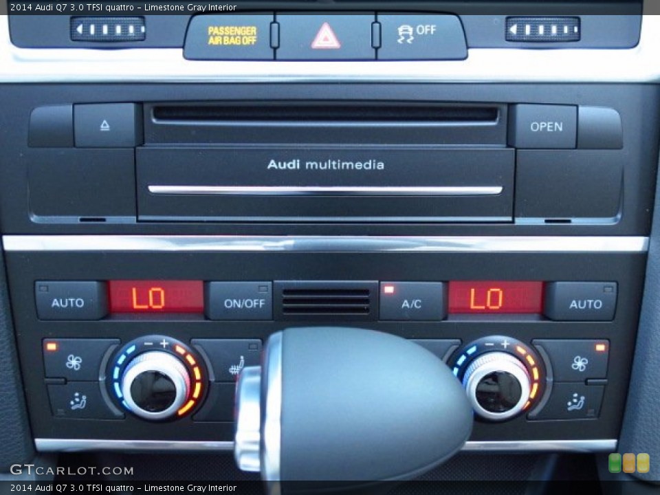 Limestone Gray Interior Audio System for the 2014 Audi Q7 3.0 TFSI quattro #84507053