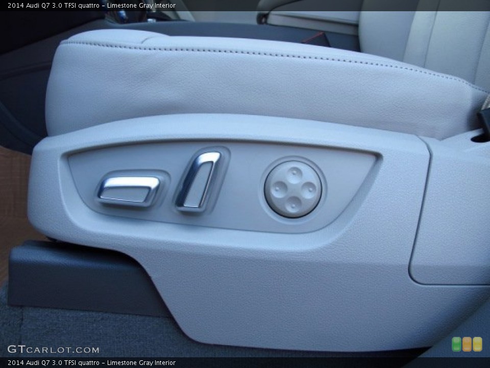 Limestone Gray Interior Controls for the 2014 Audi Q7 3.0 TFSI quattro #84507117