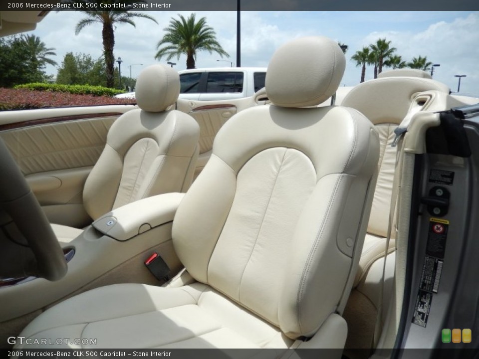 Stone Interior Front Seat for the 2006 Mercedes-Benz CLK 500 Cabriolet #84507633