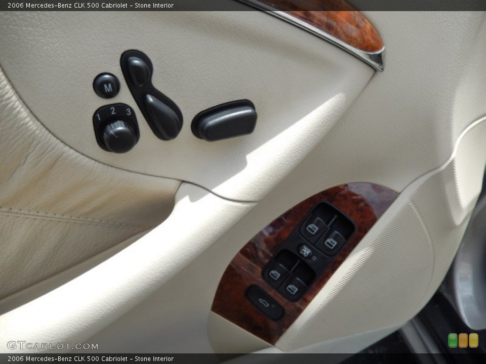Stone Interior Controls for the 2006 Mercedes-Benz CLK 500 Cabriolet #84507651