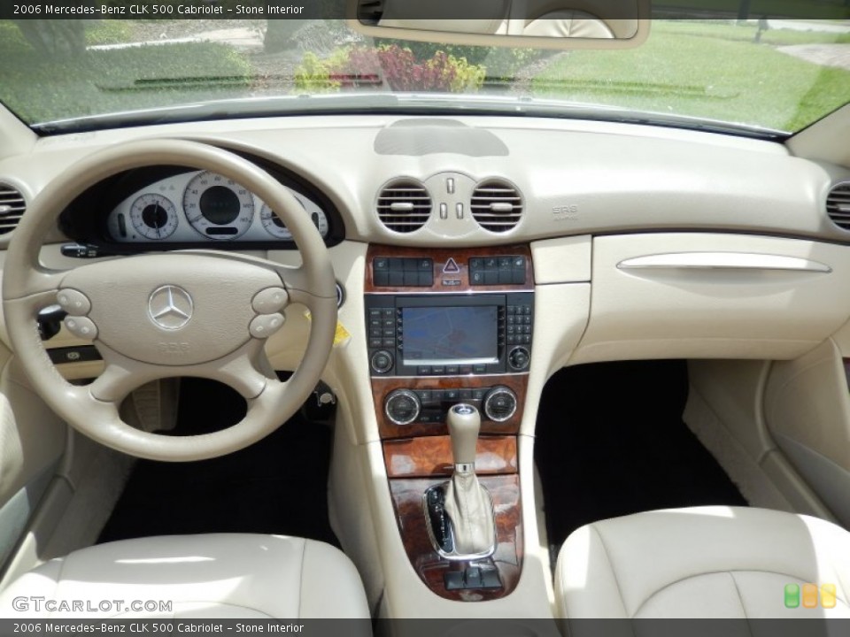 Stone Interior Dashboard for the 2006 Mercedes-Benz CLK 500 Cabriolet #84507765
